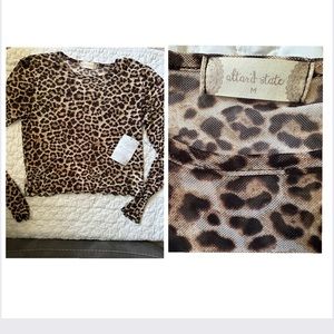 Brand new Altar’d State sheer cheetah top